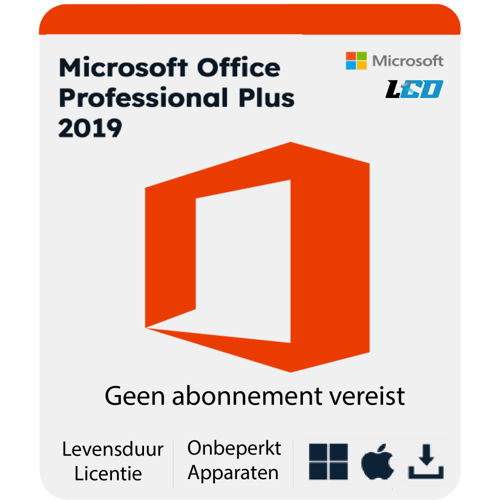 Microsoft Office 2019 Professional Plus 5 PC