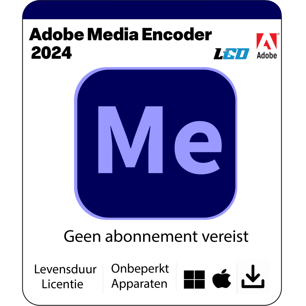 Adobe Media Encoder 2024 Installatiepakket