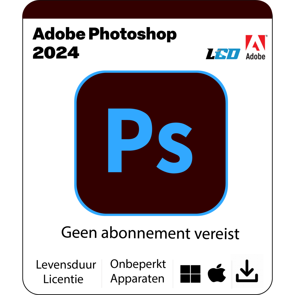 Adobe Photoshop 2024 Installatiepakket 