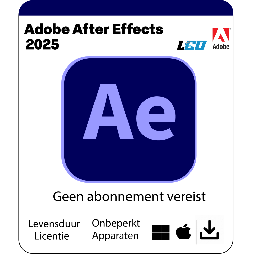 Adobe After Effects 2025 Installatiepakket