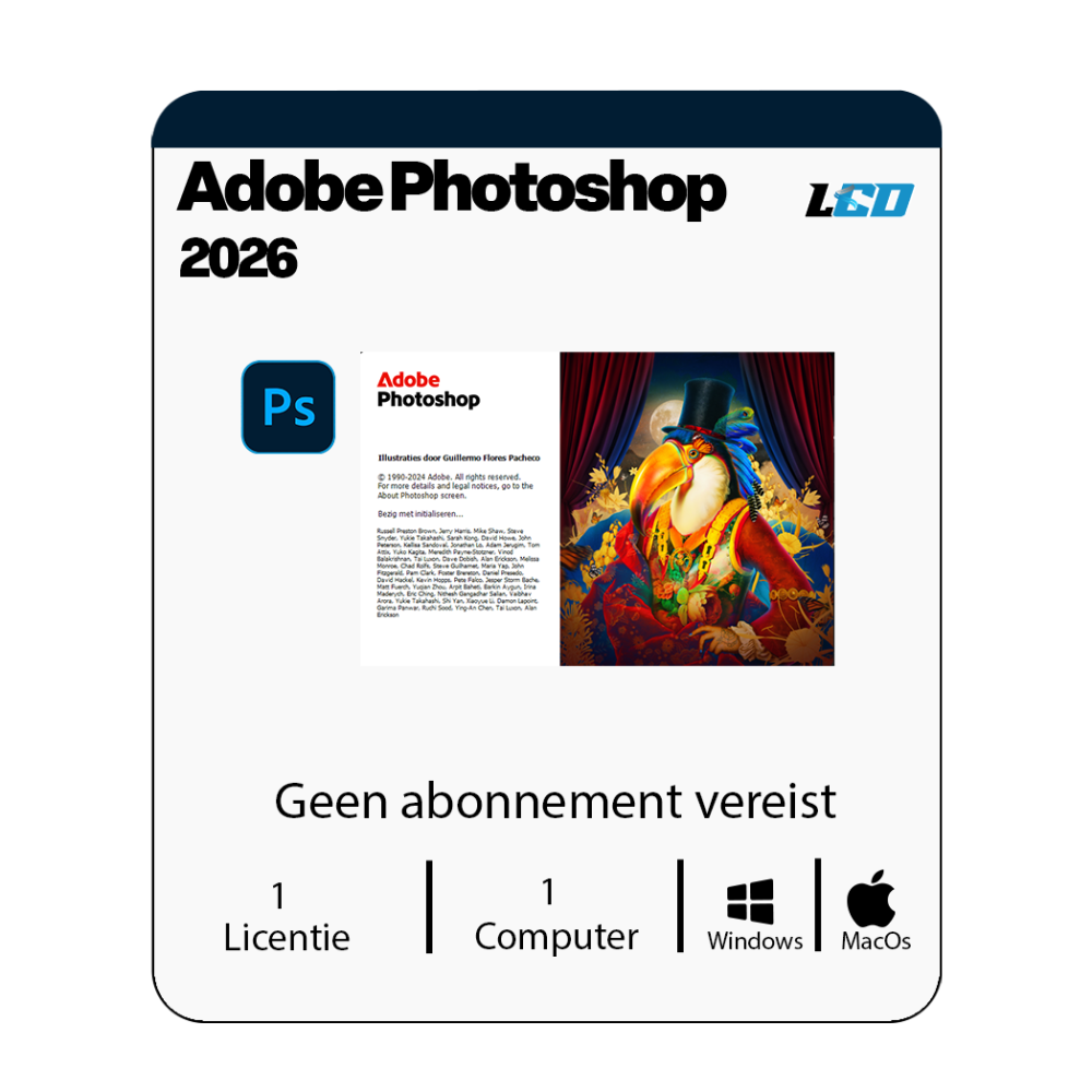 Adobe Photoshop 2026 Installatiepakket