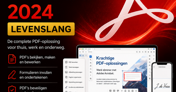Adobe Acrobat 2024 Pro DC Licentie – Direct in je mailbox – 1 PC ...