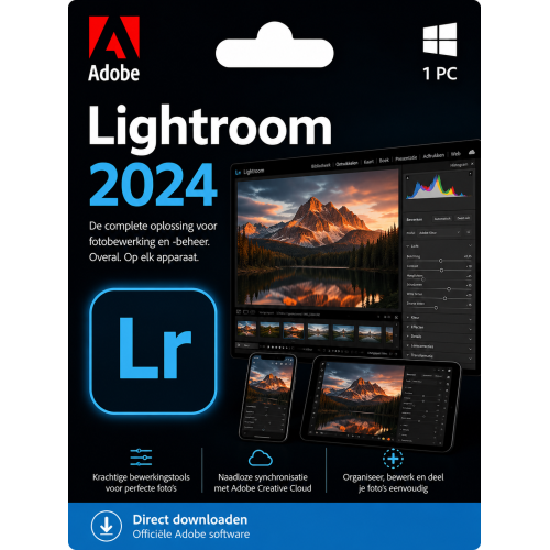 Adobe Lightroom Classic 2024 | Digitale Licentie 1 PC