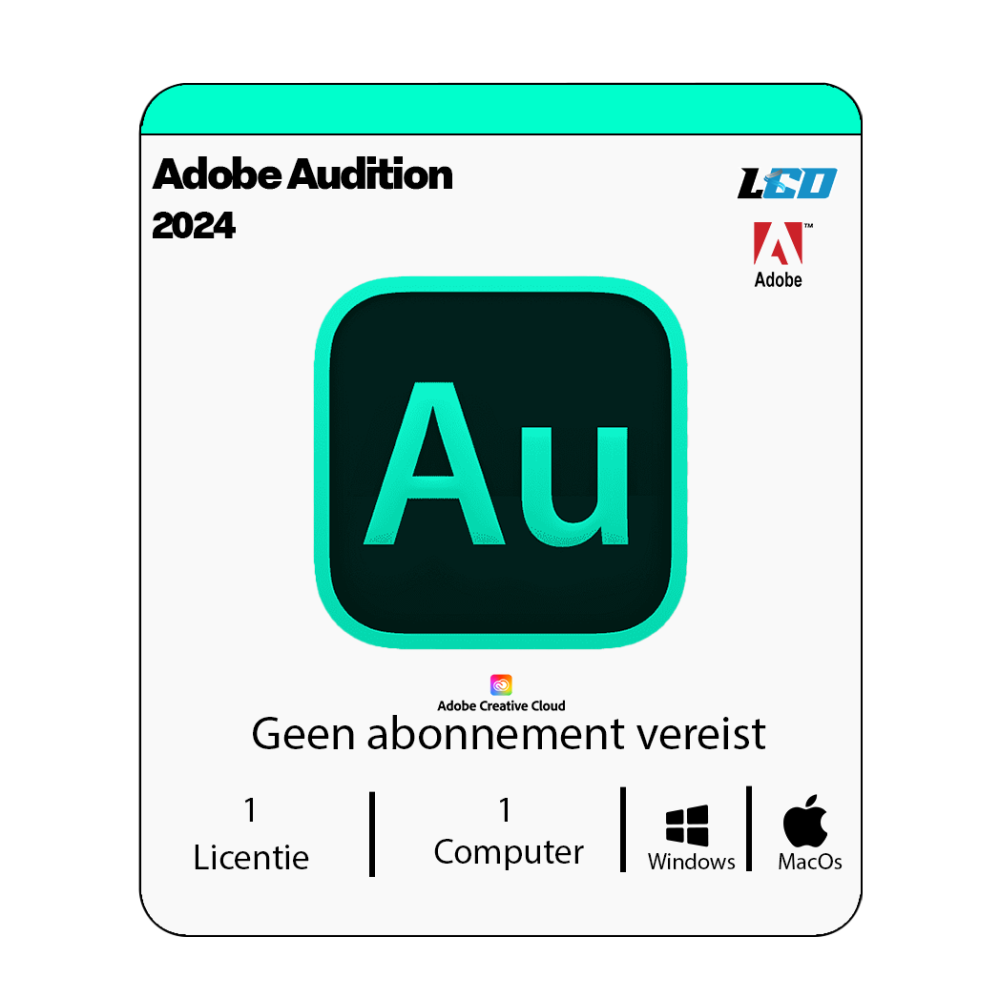 Adobe Audition 2024 installatiepakket