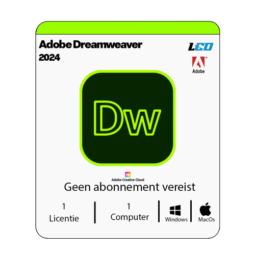 Adobe Dreamweaver 2024 Installatiepakket