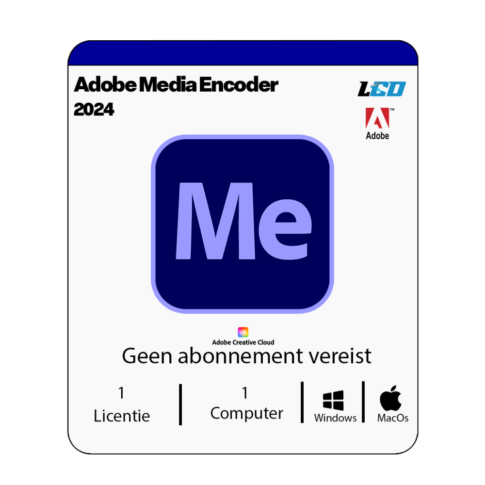 Adobe Media Encoder 2024 Installatiepakket