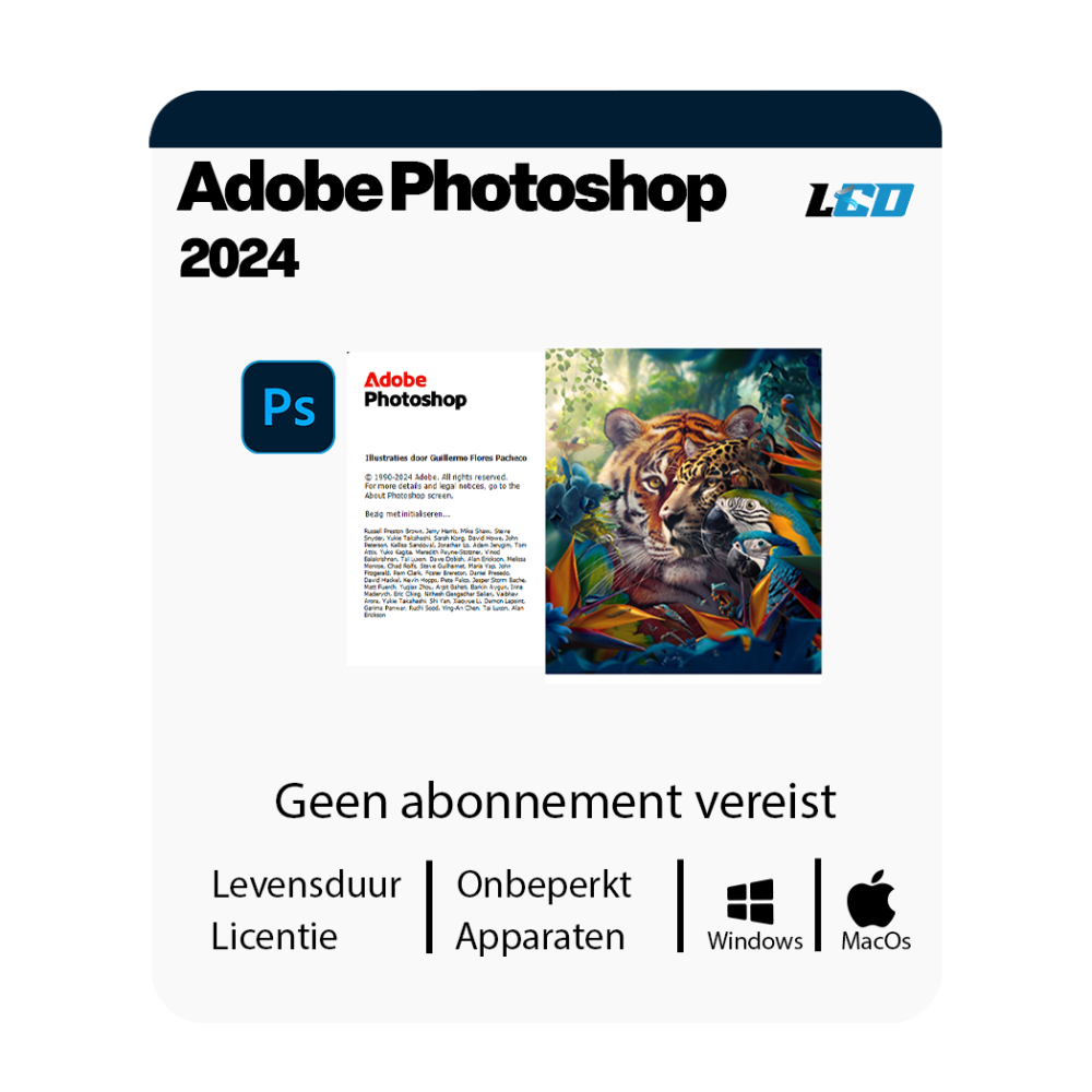 Adobe Photoshop 2024 Installatiepakket 