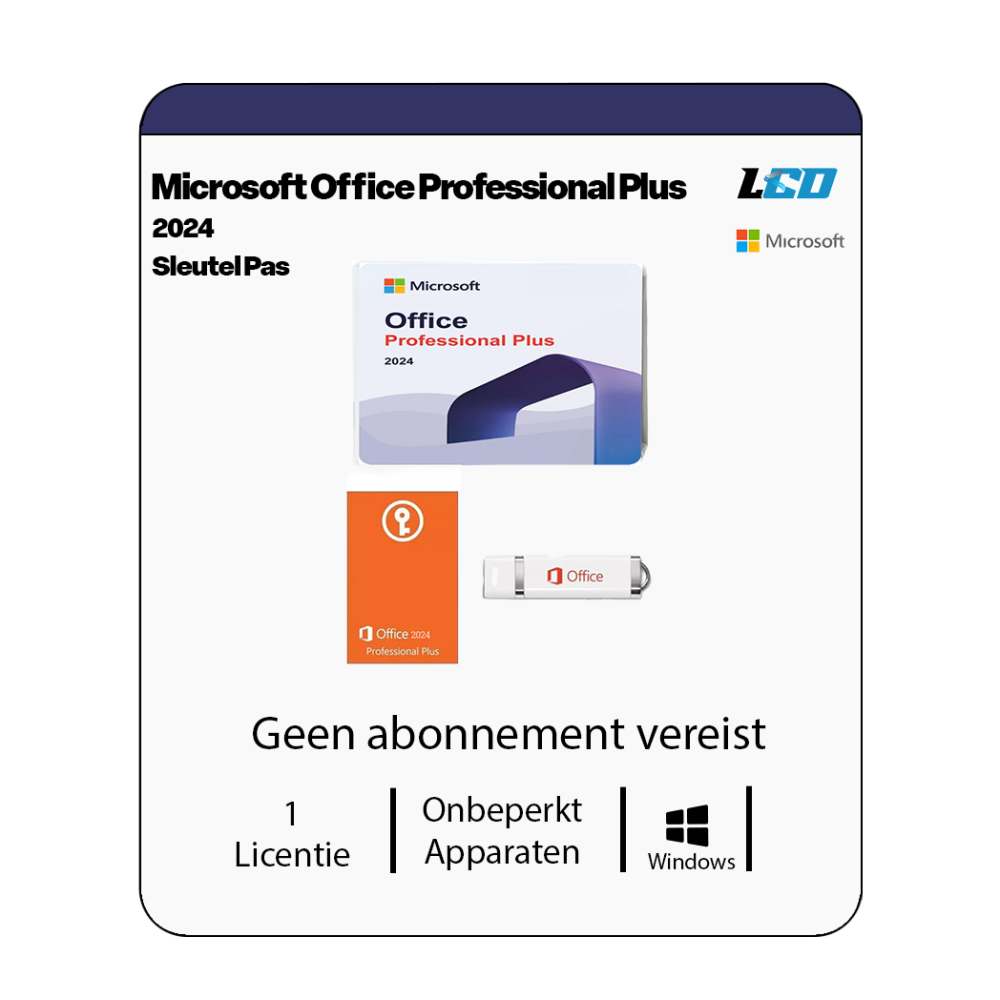 Microsoft Office 2024 Professional Plus USB