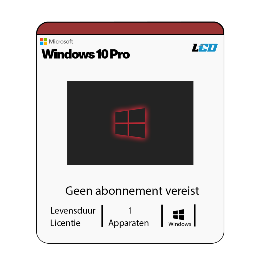 Microsoft Windows 10 Pro Installatiepakket