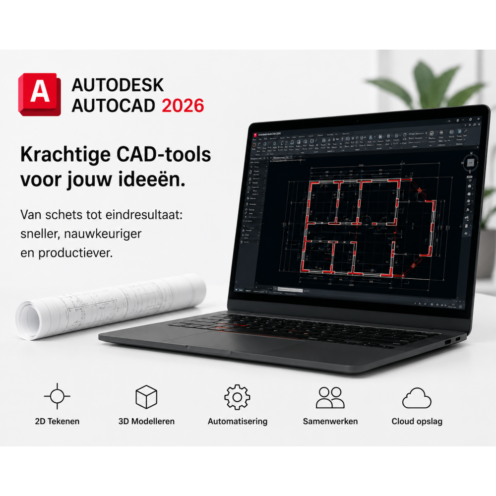 AutoCAD 2026 1 Jaar Abonnement