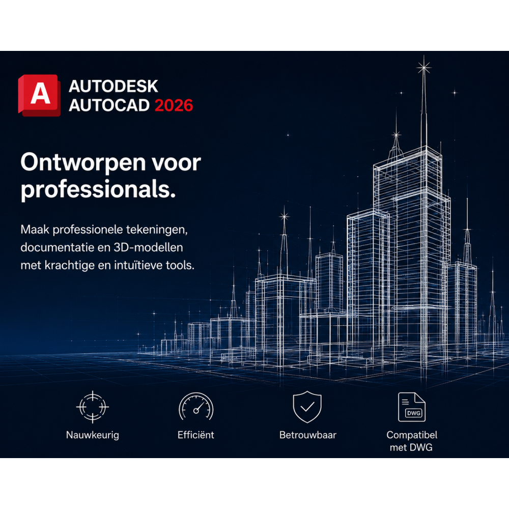 AutoCAD 2026 1 Jaar Abonnement