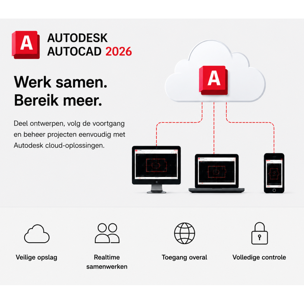 AutoCAD 2026 1 Jaar Abonnement