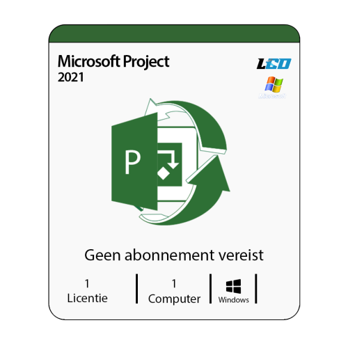 Microsoft Project Professional 2021 Installatiepakket