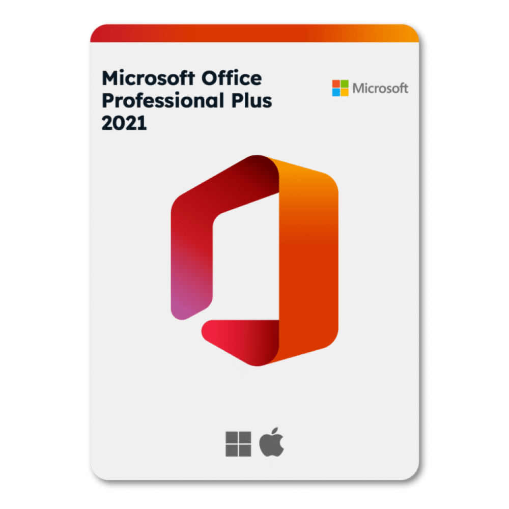 Microsoft Office 2021 Professional Plus  5 PC Installatiepakket