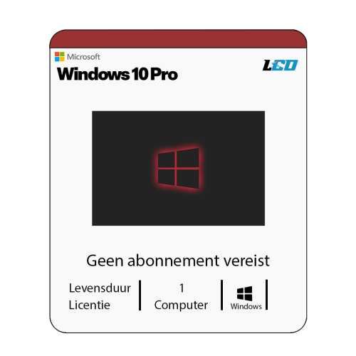 Microsoft Windows 10 Pro Installatiepakket