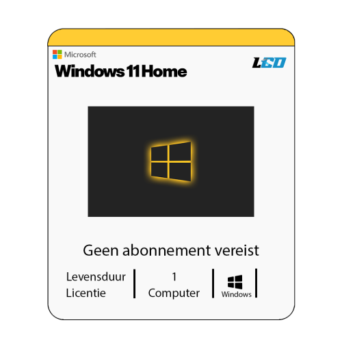 Microsoft Windows 11 Home USB Installatiepakket