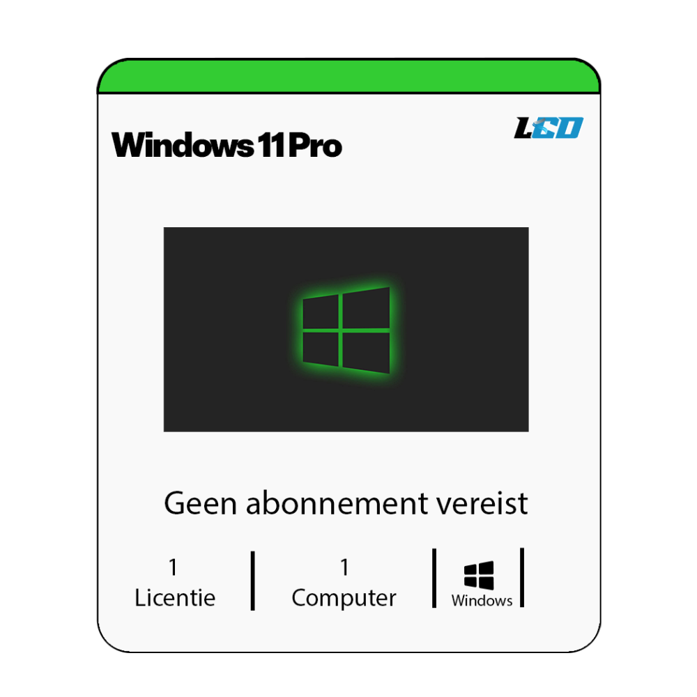 Microsoft Windows 11 Pro USB Installatiepakket